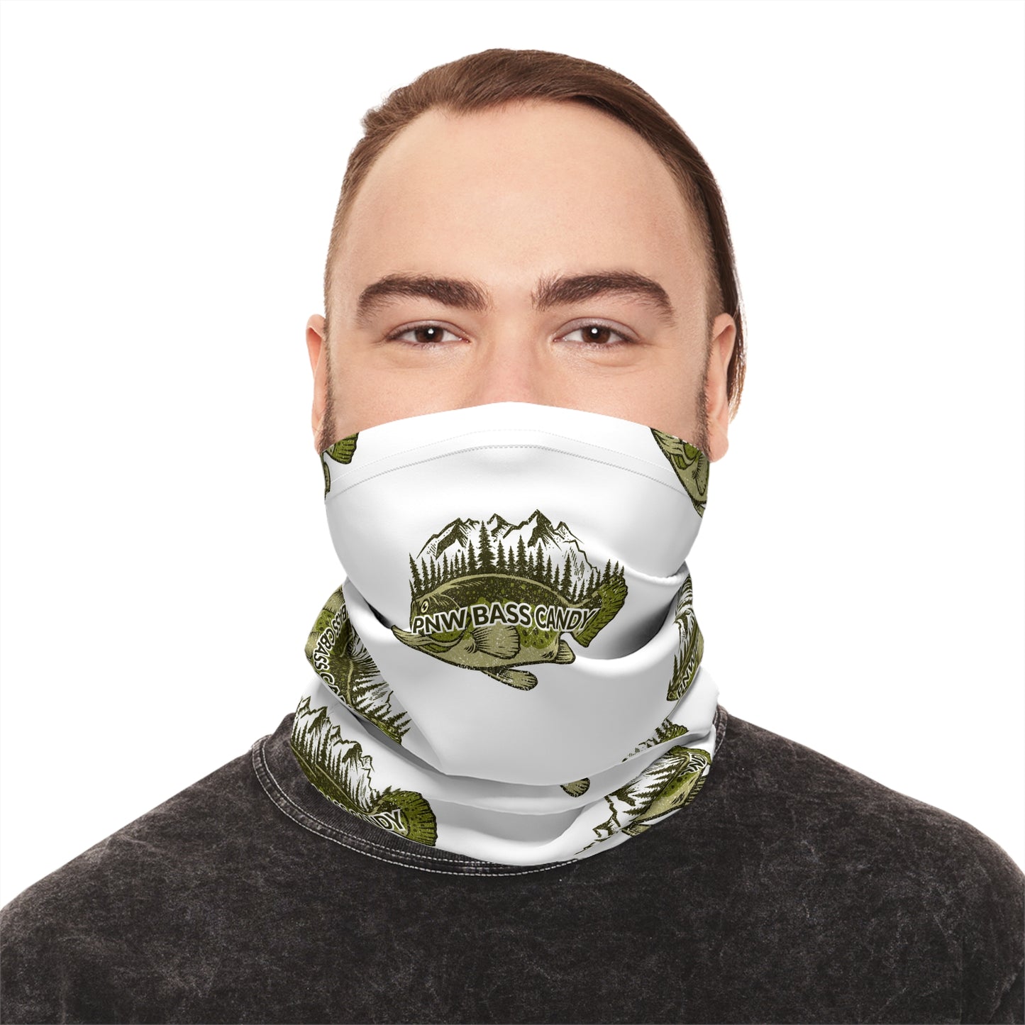 Largemouth Bass Candy Lightweight Neck Gaiter