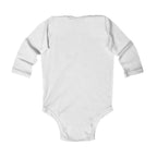 Infant Bodysuit — “Born to Fish” Woodland Fish Graphic Long Sleeve Baby Onesie