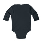 Infant Bodysuit — “Born to Fish” Woodland Fish Graphic Long Sleeve Baby Onesie